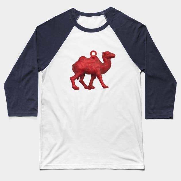 Genetically challenged camel trying to cross the blue mirage Baseball T-Shirt by VrijFormaat